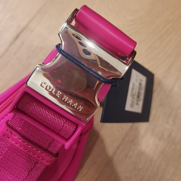 Cole Haan Grand Series Belt Bag in Pink Glow Neoprene - Picture 4 of 8